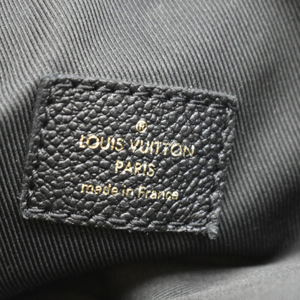 LOUIS VUITTON Ponthieu PM Empreinte Leather Shoulder Bag Black