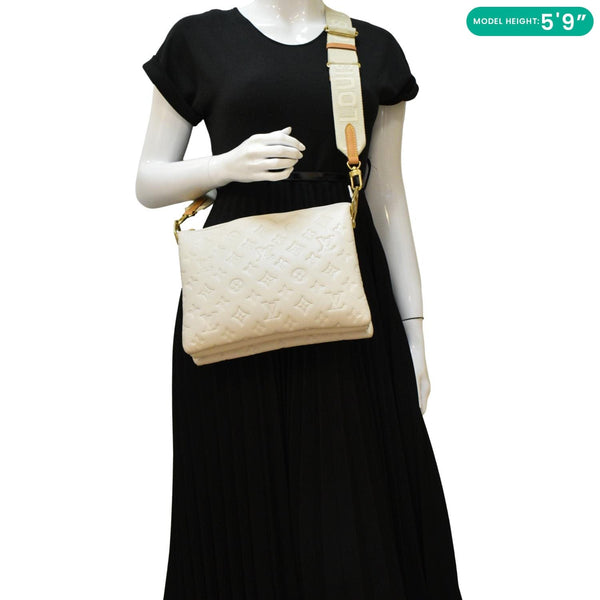 LOUIS VUITTON Coussin PM Monogram Embossed Leather dummy look