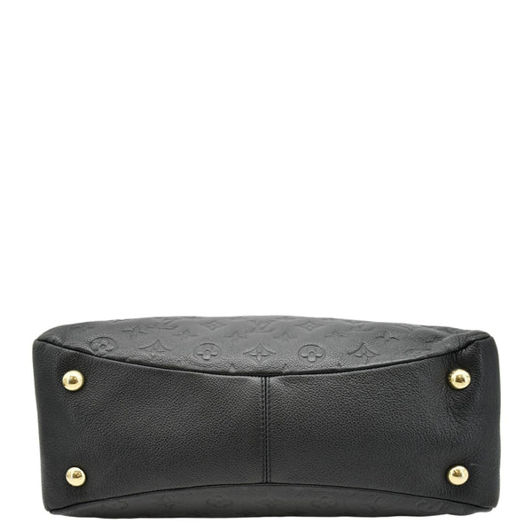 LOUIS VUITTON Ponthieu PM Empreinte Leather Shoulder Bag Black