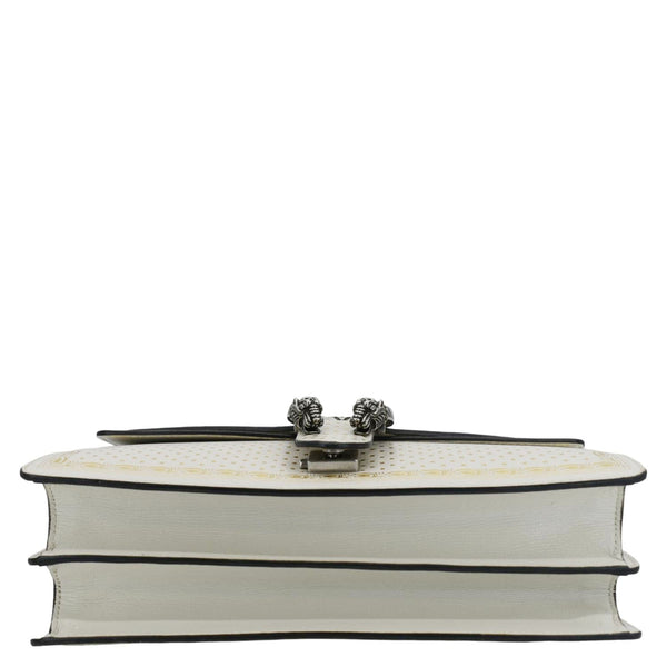 GUCCI X SEGA Dionysus Medium GUCCY Stars Leather Shoulder Bag White 400235