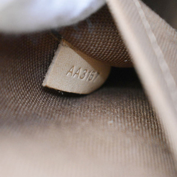 LOUIS VUITTON Alma BB Monogram Canvas Crossbody Bag Brown