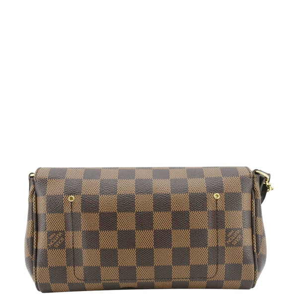 LOUIS VUITTON Favorite PM Damier Ebene Crossbody Bag Brown
