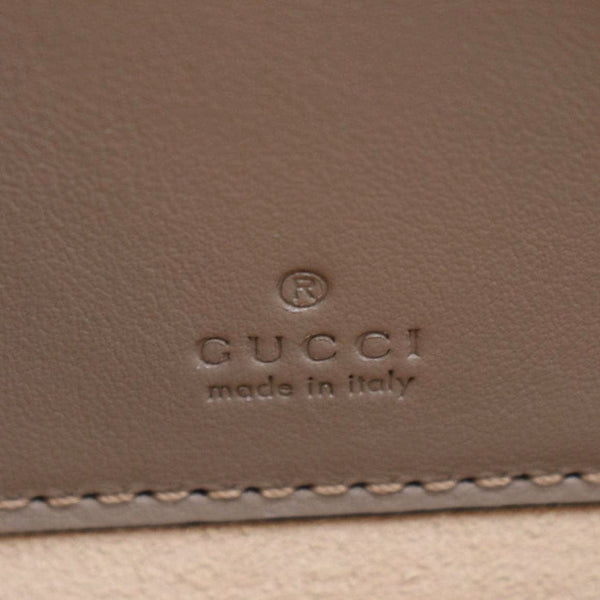 GUCCI GG Marmont Vanity Leather Crossbody Bag Dusty Pink 672253