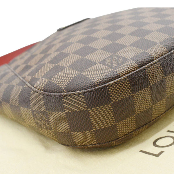 LOUIS VUITTON South Bank Besace Damier Ebene Crossbody Bag Brown