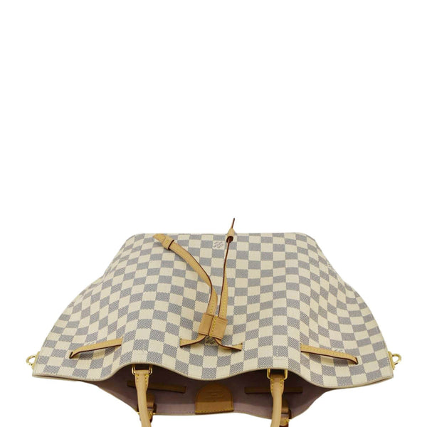 LOUIS VUITTON Girolata Damier Azur Shoulder Bag White