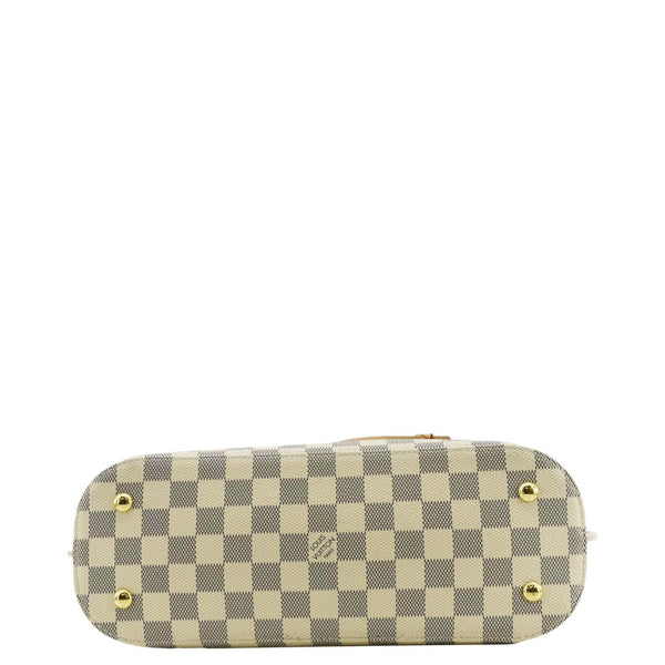 LOUIS VUITTON Girolata Damier Azur Shoulder Bag White