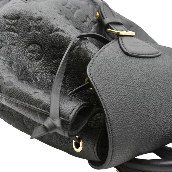 LOUIS VUITTON Montsouris PM Monogram Empreinte Backpack Black