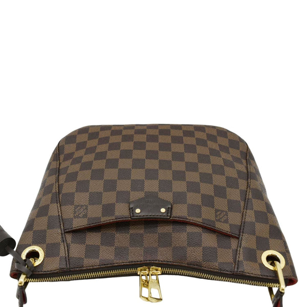 LOUIS VUITTON South Bank Besace Damier Ebene Crossbody Bag Brown