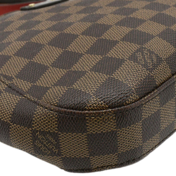 LOUIS VUITTON South Bank Besace Damier Ebene Crossbody Bag Brown