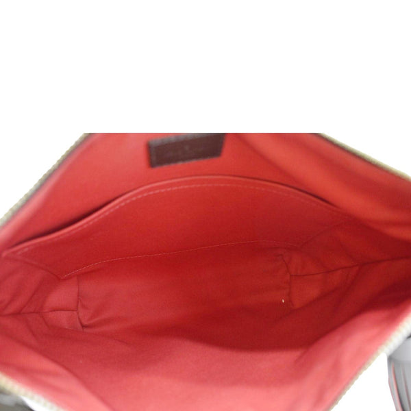 LOUIS VUITTON South Bank Besace Damier Ebene Crossbody Bag Brown