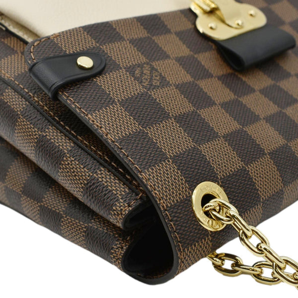 LOUIS VUITTON Vavin PM Damier Ebene Crossbody Bag Cream