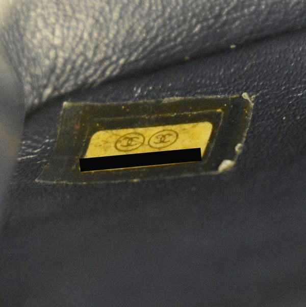 CHANEL Medium Double Flap Quilted Patent Leather Shoulder Bag Olive