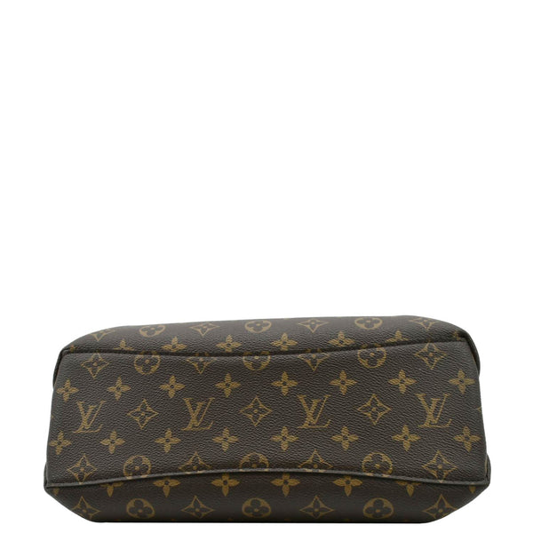 LOUIS VUITTON Rivoli PM Monogram Canvas Satchel Bag Brown