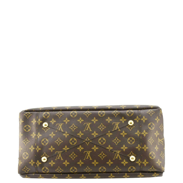 LOUIS VUITTON Artsy MM Monogram Canvas Hobo Bag Brown