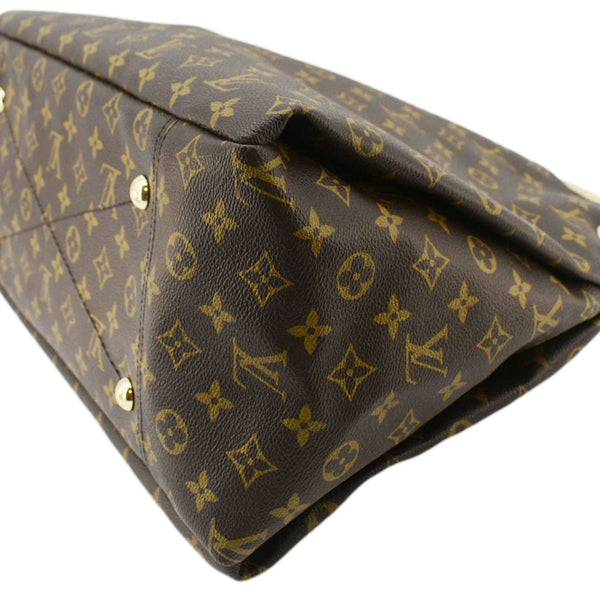 LOUIS VUITTON Artsy MM Monogram Canvas Hobo Bag Brown