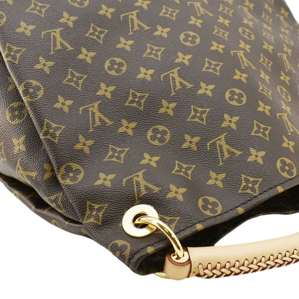 LOUIS VUITTON Artsy MM Monogram Canvas Hobo Bag Brown