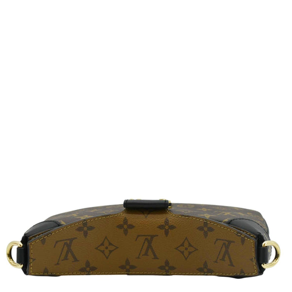 LOUIS VUITTON Twinny Monogram Canvas Shoulder Bag Brown