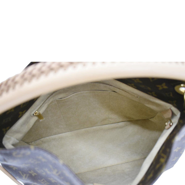 LOUIS VUITTON Artsy MM Monogram Canvas Hobo Bag Brown