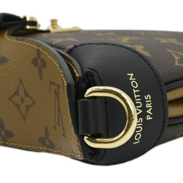 LOUIS VUITTON Twinny Monogram Canvas Shoulder Bag Brown