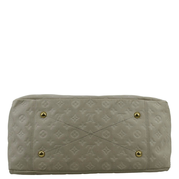 LOUIS VUITTON Artsy MM Empreinte Leather Shoulder Bag Cream
