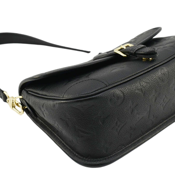 LOUIS VUITTON Diane Empreinte Leather Shoulder Bag Black