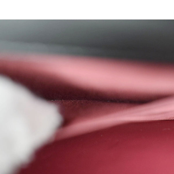 CHANEL 19 CC WOC Quilted Shiny Leather Wallet On Chain Crossbody Bag Black