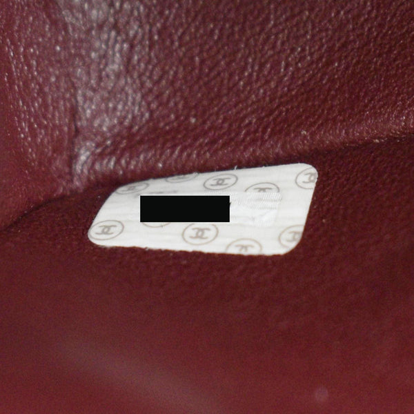 CHANEL Vintage Classic Double Flap Medium Quilted Leather Shoulder Bag Dark Brown