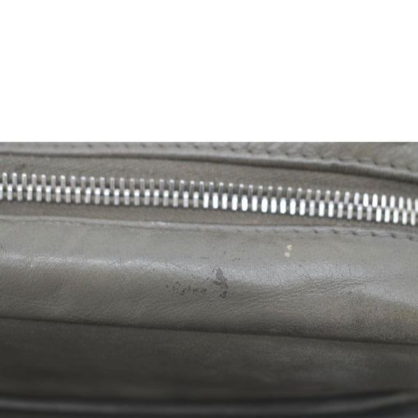 CHANEL In The Mix Flap Quilted Leather Shoulder Bag Grey