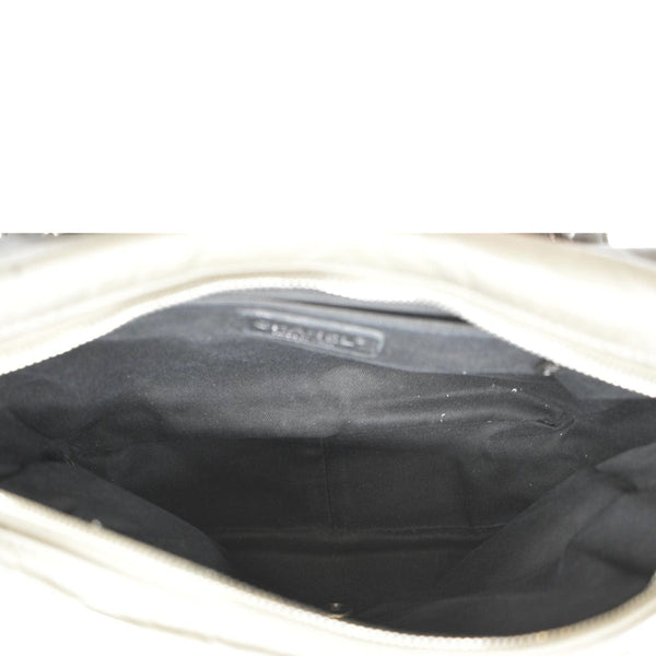 CHANEL In The Mix Flap Quilted Leather Shoulder Bag Grey