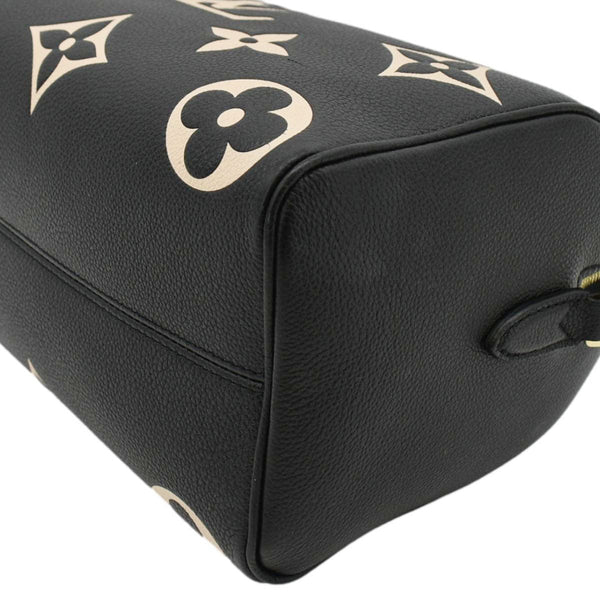 LOUIS VUITTON Speedy 25 Bandouliere Monogram Empreinte Leather Crossbody Bag Bicolor