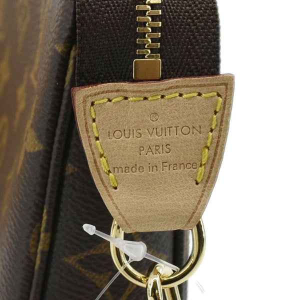 LOUIS VUITTON Pochette Monogram Canvas Pouch Brown