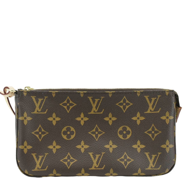 LOUIS VUITTON Pochette Monogram Canvas Pouch Brown