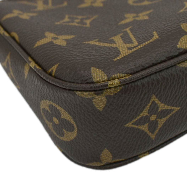 LOUIS VUITTON Pochette Monogram Canvas Pouch Brown