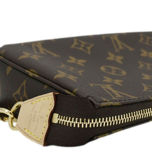 LOUIS VUITTON Pochette Monogram Canvas Pouch Brown