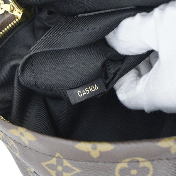 LOUIS VUITTON Palm Springs PM Monogram Canvas Backpack Brown