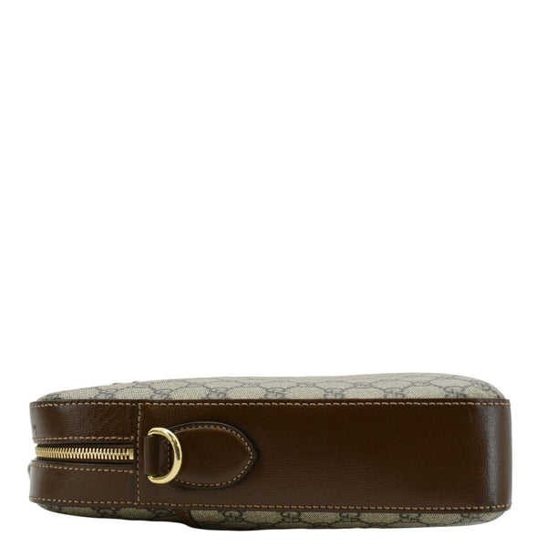 GUCCI Interlocking GG Supreme Canvas Briefcase Shoulder Bag Brown 674140