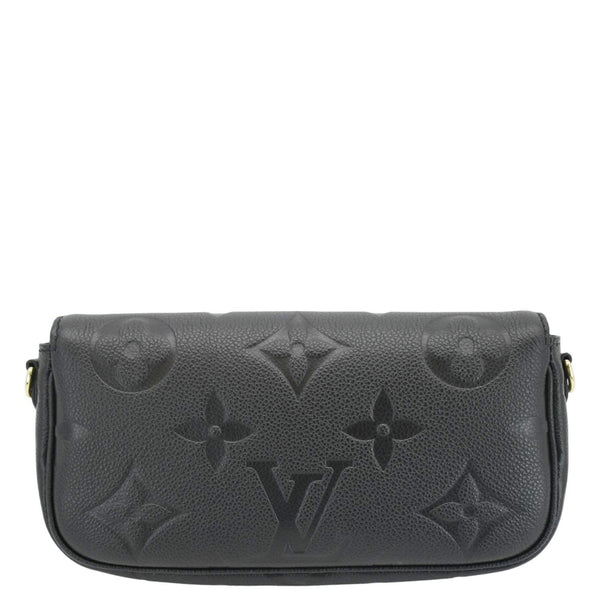 LOUIS VUITTON Ivy Empreinte Leather Wallet On Chain Shoulder Bag Black
