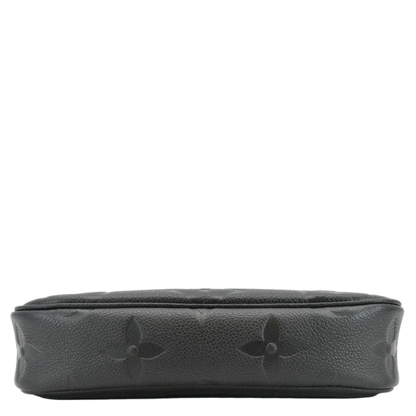 LOUIS VUITTON Ivy Empreinte Leather Wallet On Chain Shoulder Bag Black