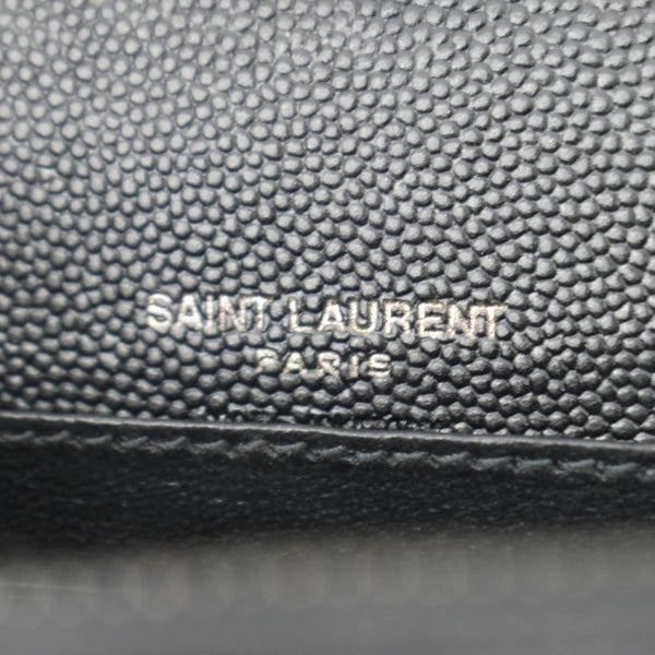 YVES SAINT LAURENT Kate Monogram Grain De Poudre Belt Bag Black