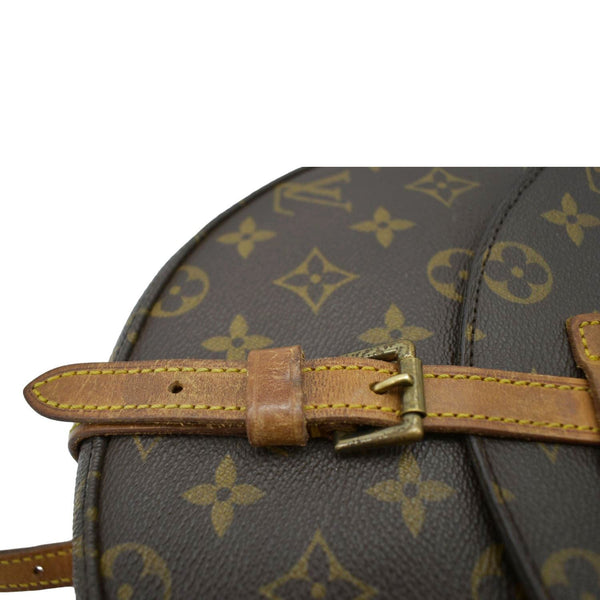 LOUIS VUITTON Chantilly Monogram Canvas Crossbody Bag Brown