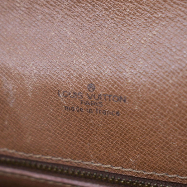LOUIS VUITTON Chantilly Monogram Canvas Crossbody Bag Brown