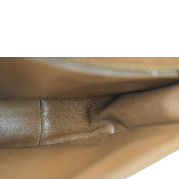 LOUIS VUITTON Chantilly Monogram Canvas Crossbody Bag Brown