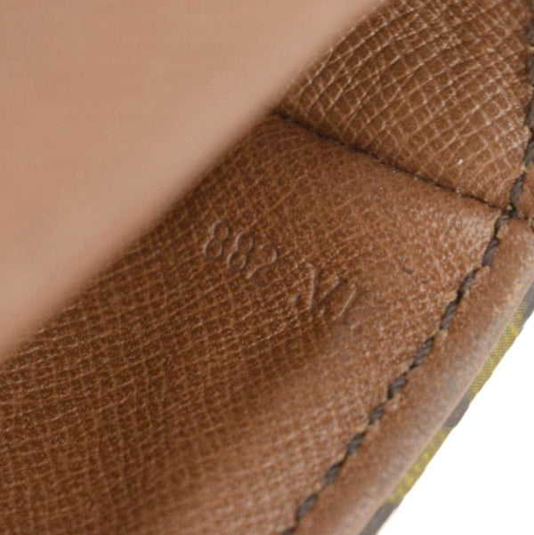 LOUIS VUITTON Chantilly Monogram Canvas Crossbody Bag Brown