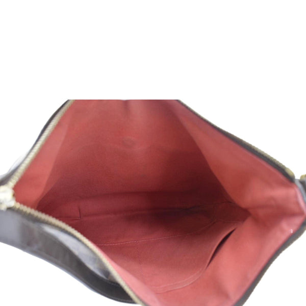 LOUIS VUITTON Bloomsbury PM Damier Ebene Crossbody Bag Brown