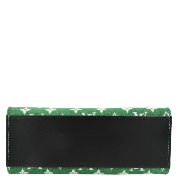 LOUIS VUITTON Onthego PM Monogram Velvet Tote Shoulder Bag Green