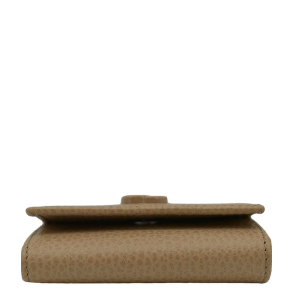 GUCCI Marmont Leather Key Case Light Brown 456118