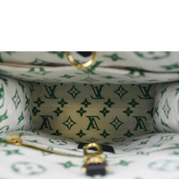 LOUIS VUITTON Onthego PM Monogram Velvet Tote Shoulder Bag Green