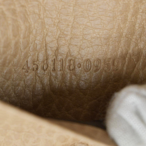 GUCCI Marmont Leather Key Case Light Brown 456118