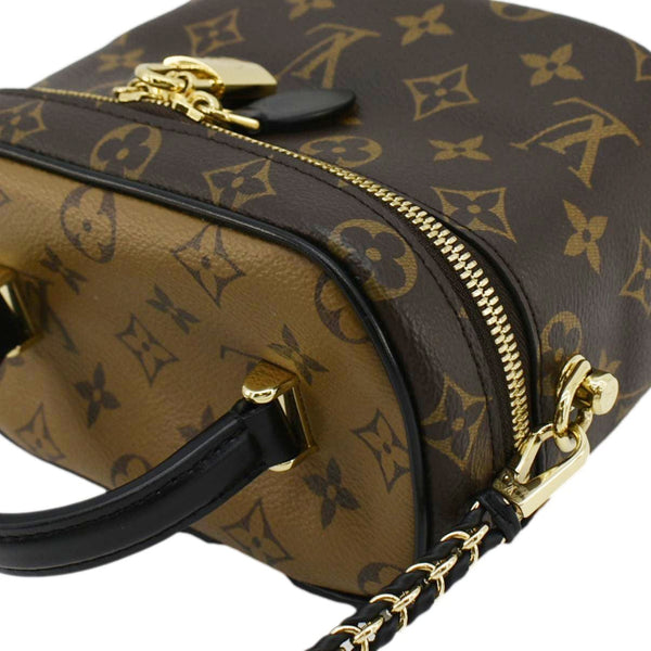 LOUIS VUITTON Vanity PM Monogram Reverse Canvas Crossbody Bag Brown