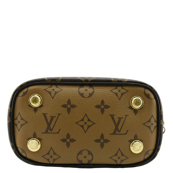 LOUIS VUITTON Vanity PM Monogram Reverse Canvas Crossbody Bag Brown